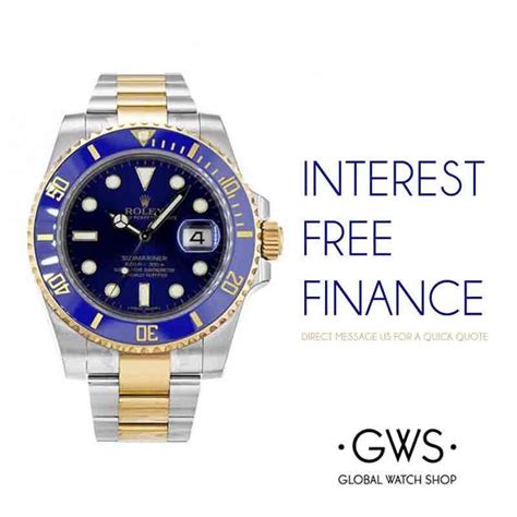 rolex finance interest free